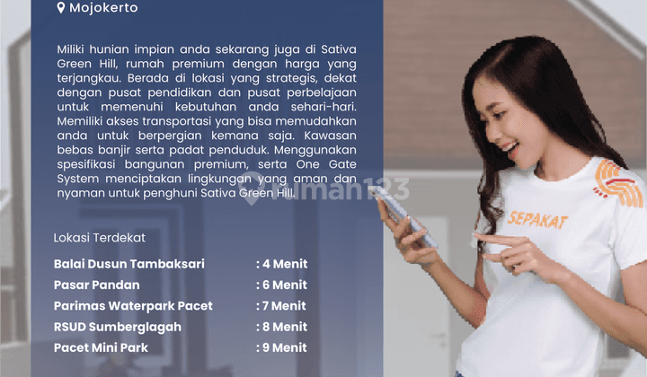 Hunian Premium Dekat Pusat Pendidikan, Perbelanjaan Di Mojokerto 4
