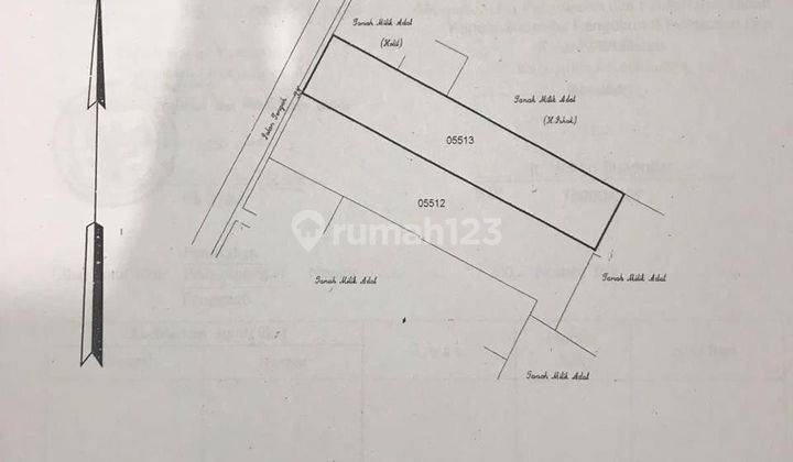 Tanah di Jl. Tengah, Bandung SHM 1.306 m² 2