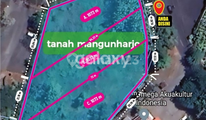 Dijual Tanah di Jl R Soenarko Mangunharjo Tembalang 1