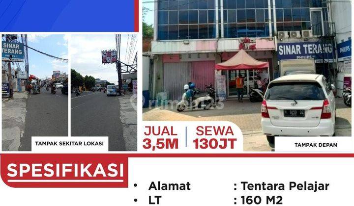 Ruko 3lantai di pusat kota yg ramai 1