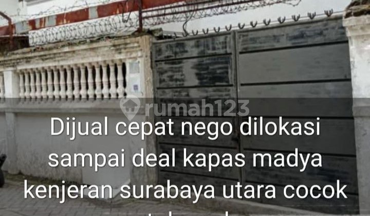 Dijual Rumah Kapas Madya Barat Dekat Suramadu, Kenjeran, Tambak Sari, Kedung Cowek, Pogot, Merr (llk)