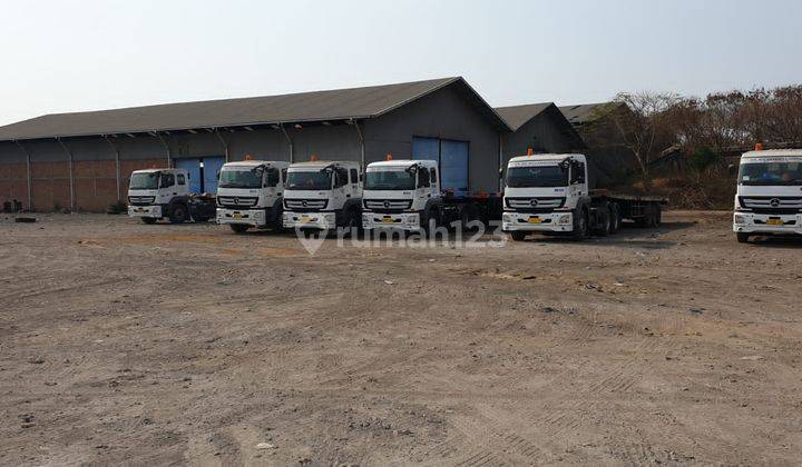 Dijual Gudang Hitung Tanah 8 Hektar Jakarta Utara Jalan Protokol 1