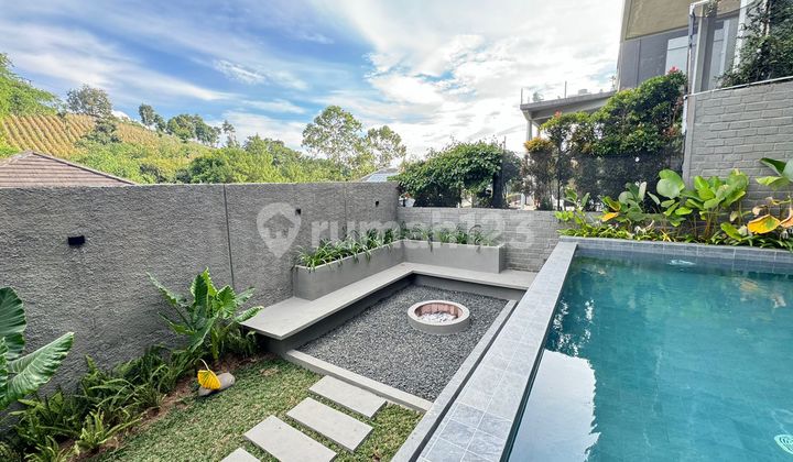 DISEWAKAN PERBULAN VILLA DAGO PRIVATE POOL VIEW PEGUNUNGAN FURNISH 1