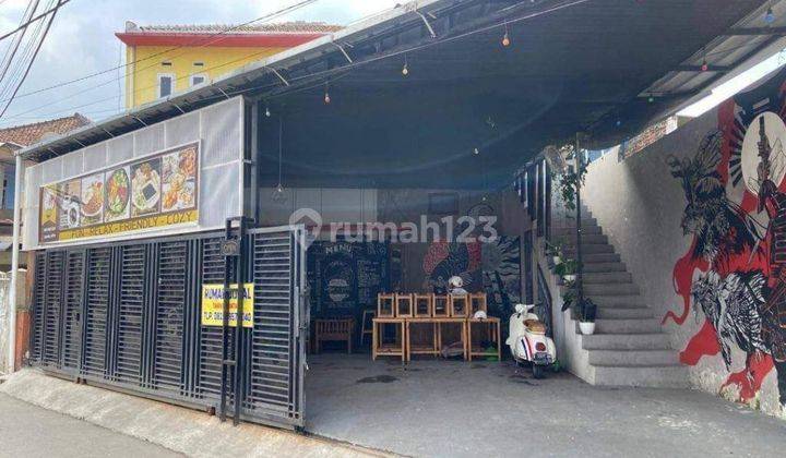 Rumah bisa investasi kos-kosan dan cafe di sayap Moh Toha 1