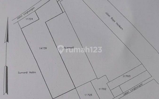 Dijual Tanah Pondok Gede Samping Pasar 2