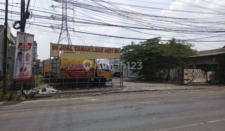 Dijual Tanah Letak Strategis Pinggir Jalan Raya Narogong Rawa Lumbu Bekasi 1