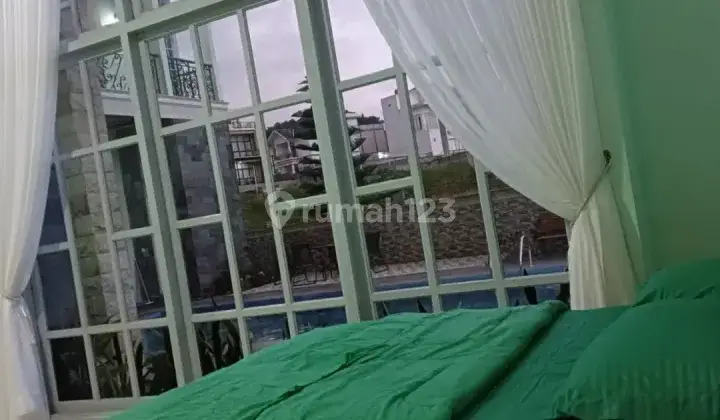Sewa villa murah mewah di puncak bogor kapasitas max 50 orang  3