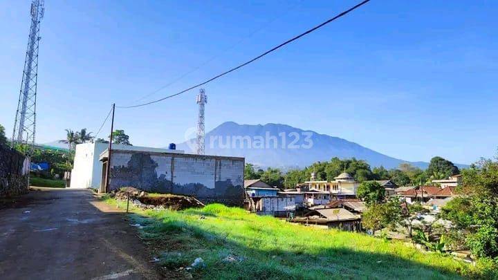 Tanah di cisarua puncak Bogor akses mudah view indah 1