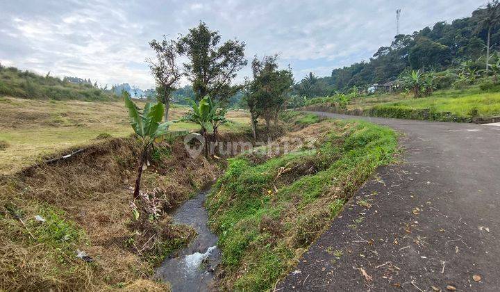 Tanah 500m² di cisarua puncak bogor ada sungai kecil nya 2