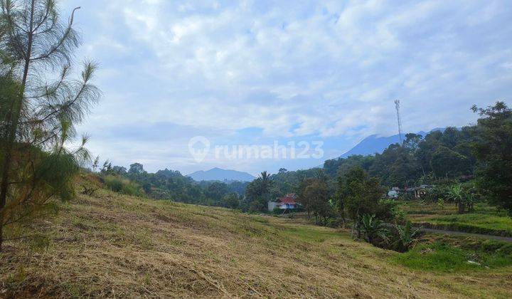 Tanah 500m² di cisarua puncak bogor ada sungai kecil nya 2