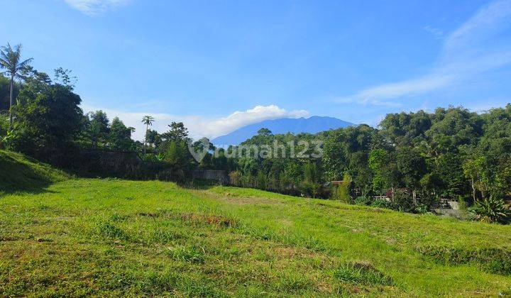 Tanah 500m² di cisarua puncak bogor ada aliran sungai 2