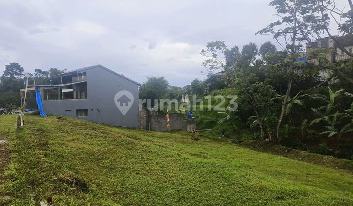 Tanah Luas 350 Meter Berkontur Dekqt Sungai Kecil Di Pumcak