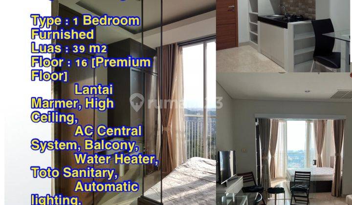 DiJUAL UNIT Dago Suites Apartment 1 BR lantai premium harga okei Full Furnished wa me  1