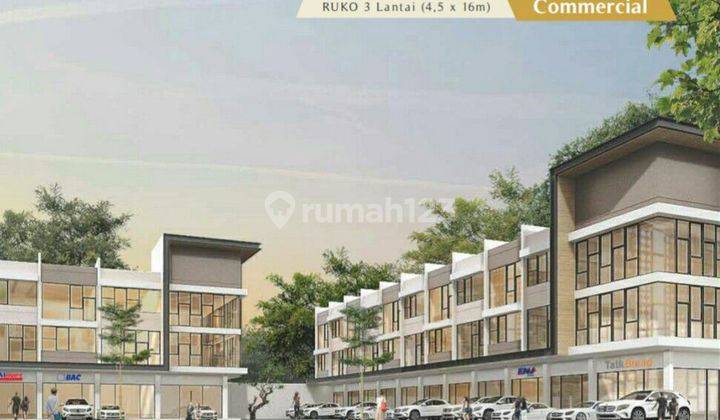 Ruko soho kingspoint komersil pinggir jalan di Harapan jaya bekasi Igu 1