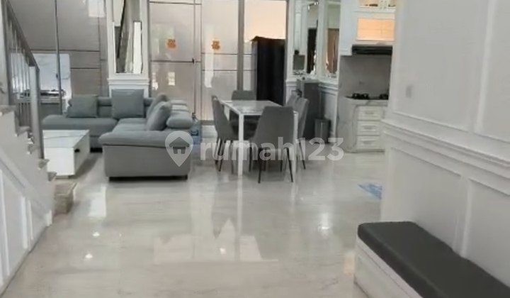 Rumah Rapi Siap Huni 120M2 3+1Kt Interior Elegan Full Furnished di Concerto Beach Pik 2