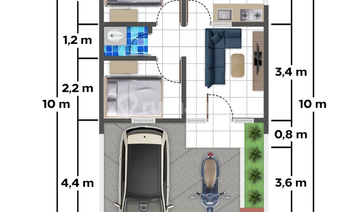 Premium quality subsidized house near Jombang city