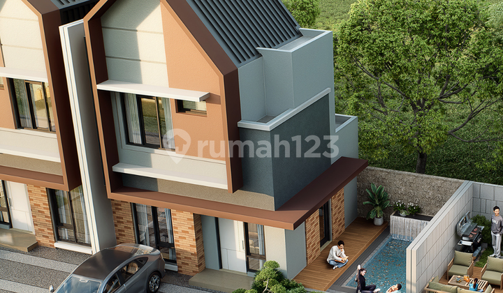 Terlaris!!!Rumah Ready Unit Lebar 9 Meter di Dalam Kawasan Hijau 210 Hektar Dekat Tol & Stasiun Serpong Bsd