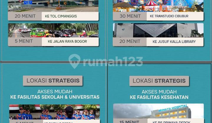 Cimanggis South Jakarta near Bogor highway toll, mall