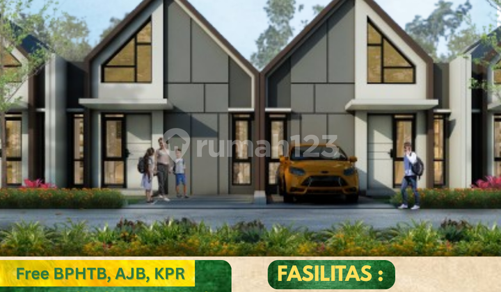 Rumah Tinggi 5 Meter Cicilan 3 Juta An di Dalam Kawasan Hijau 210 Hektar Dekat Tol & Stasiun KRL Serpong Bsd