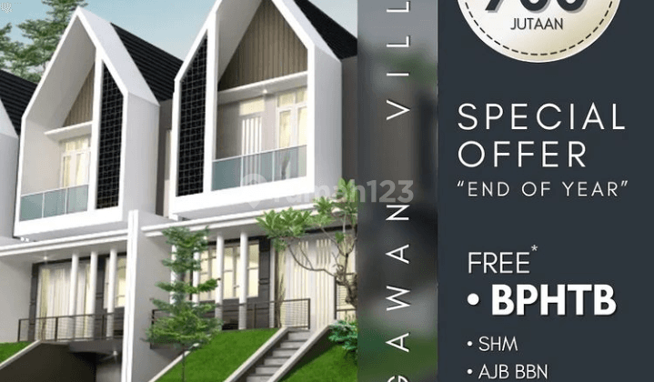 Rumah Villa Dau Batu Harga Star  Free Manegem Sewa Kelola villa  3
