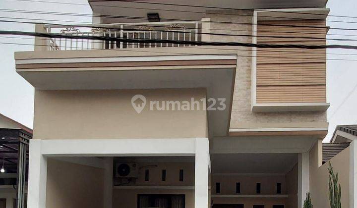 Rumah 2 Lantai + Rooftop Semi Furnished Gdc Sektor Anggrek 1