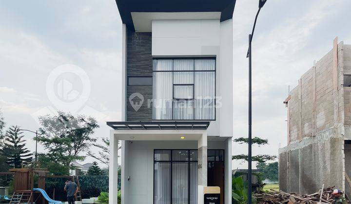 Rumah Minimalis Modern Konsep American Classic Di Bogor 2