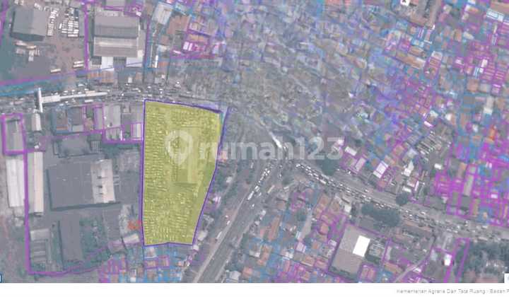 50% NJOP Price Warehouse Land Calculation Strategic Affordable on Cakung Main Road, East Jakarta