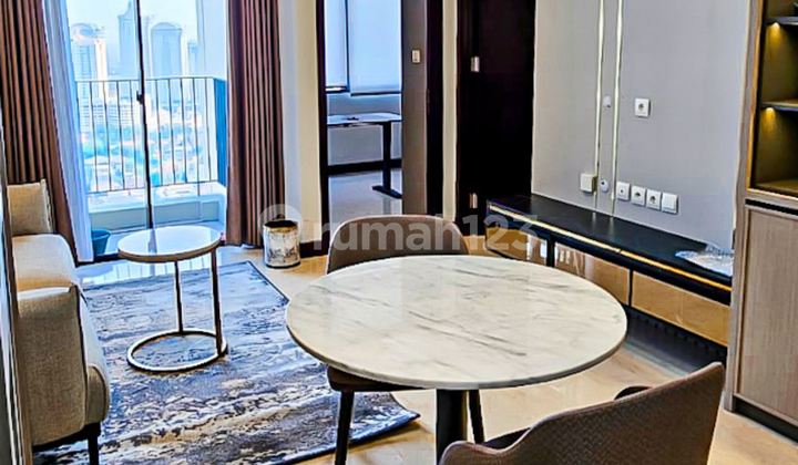 Apartmen Permata Hijau Suites Lantai Tinggi Luas 60 M2 2 Bedeooms