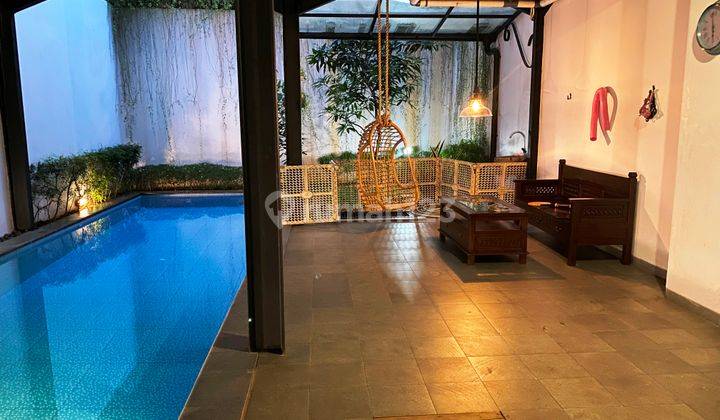 Rumah di Saraswati Cipete Dekat Antasari Ada Pool Dan Rooftop  2