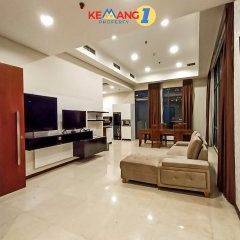 ruang keluarga apartemen private lift senopati penthouse