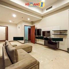ruang keluarga apartemen private lift senopati penthouse