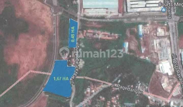 For Sale Strategic Plot Near Qbig BSD and IPEKA BSD