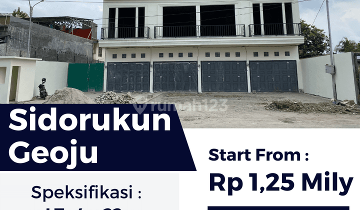 Jual Ruko Lantai Kondisi Baru Di Jalan Sidorukun Medan Shm Rumah