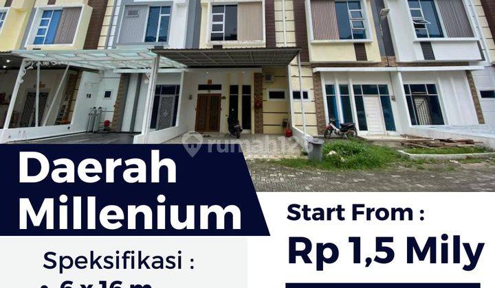 Jual Cepat Villa Cantik Dekat Millenium Plaza Komplek Royal Park 1