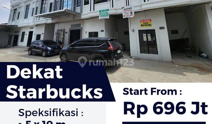 Jual Cepat Rumah Baru Siap Bangun Model Villa di Salah Satu Daerah Favorit di Pancing , Hanya 1 Mins Dari Starbucks 1