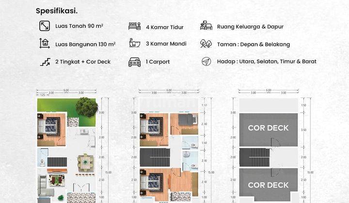 Dijual Villa Siap Huni Di Komplek Green Park  2