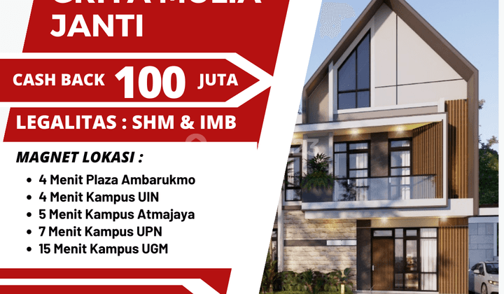 Rumah 2 Lantai Dekat Ambarukmo Dan Dekat Ugm, Seturan, Janti 1