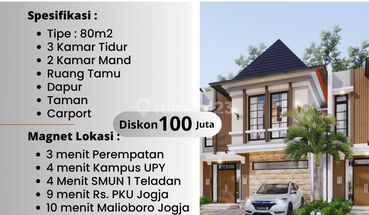 Rumah Jogja Kota Dalam Ring Road Selatan,upy,wirobrajan,malioboro 1
