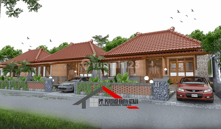 Rumah Cantik Desain Jawa Klasik Dekat Stasiun Wates Yogyakarta 4