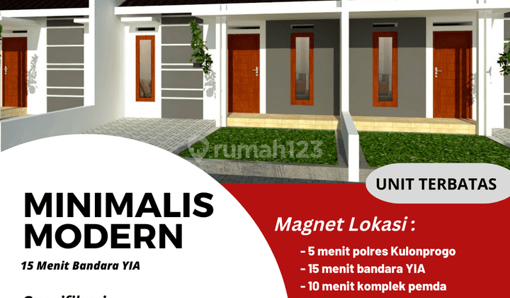 Rumah Minimalis Modern Krembangan Panjatan Kulon Progo Yia Jogja 1