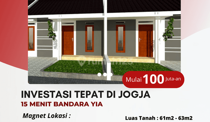 Rumah Komersil Murah Harga Subsidi di Kulon Progo Dekat Yia Jogja 1