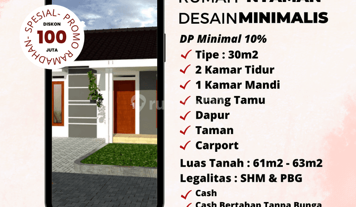 Cicilan 1 Jutaan Rumah Non Subsidi Siap Kpr Timur Yia Kulon Progo 1