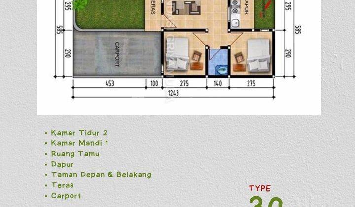 Rumah Jogja Siap Huni di Kulon Progo Dekat Yia, Harga Subsidi 2