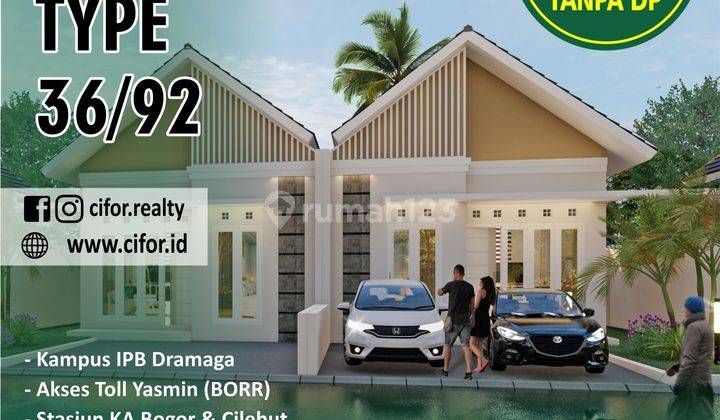 Rumah Murah di Kota Bogor Dekat Kampus Ipb , Hanya 5 Juta  1