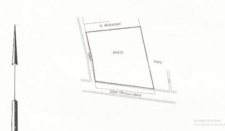 Disewakan Tanah Kavling Luas 2060m² Jalan Meruya Raya - Pesanggrahan - Kebon Jeruk