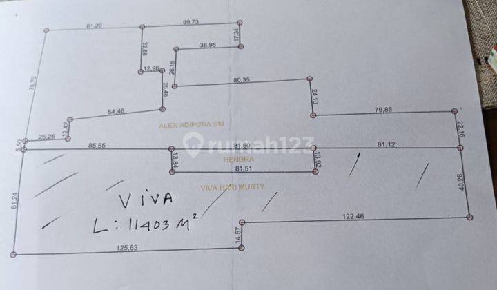 Jual Bu Tanah Murah Luas di Tegal Luar Gede Bage Bandung 1