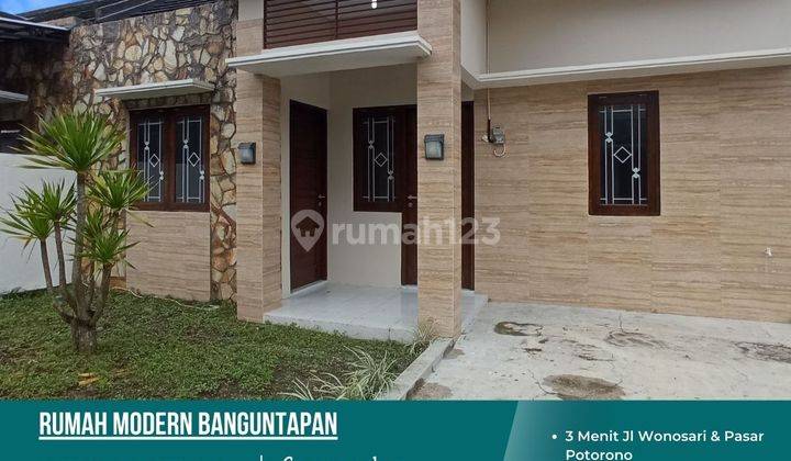 Rumah Modern Strategis Dlm Cluster di Banguntapan 9 Mnit Ringroad 1