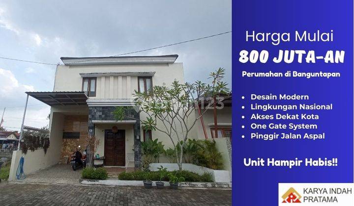 Rumah 2 Lantai Cluster Di Potorono, Jl Wonosari Sblm Kids Fun 1