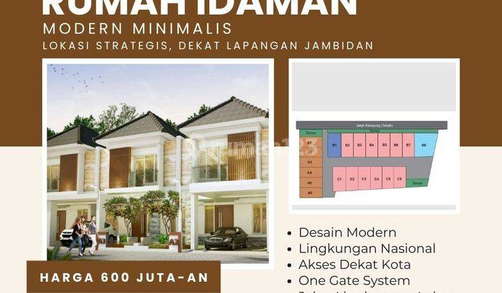 Rumah 2 Lt Siap Bangun di Banguntapan Bantul Dkt Ringroad Bs Kpr 1