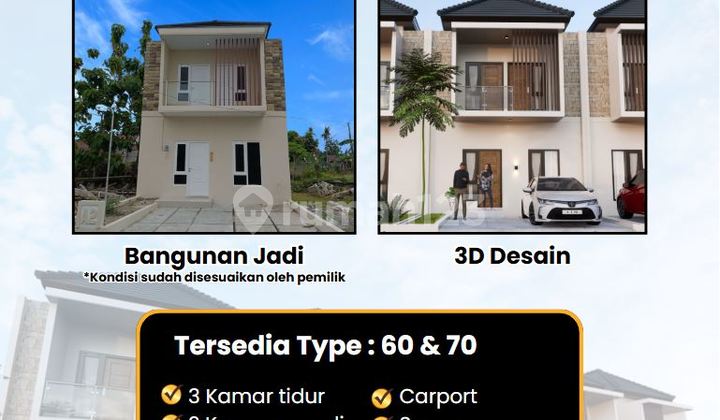 Rumah 2 Lantai Jogja di Banguntapan 10 Mnit Giwangan Kotagede SHM
